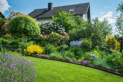 Garten Hanglage